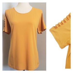 Michael Kors Ladder Sleeve Top